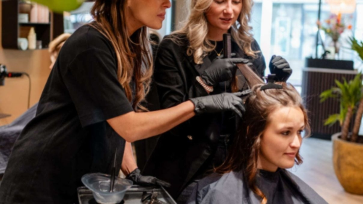 Balayage voor donker haar