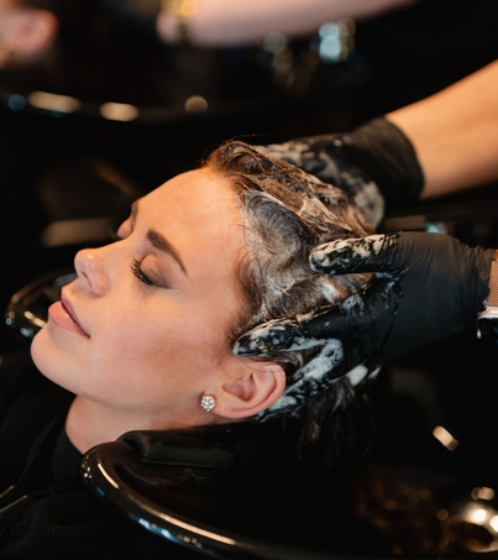 Wassen knippen model drogen