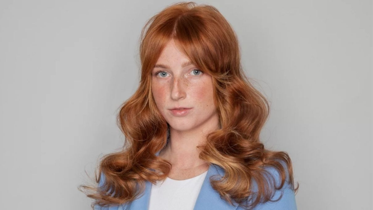 Curtain bangs stylen